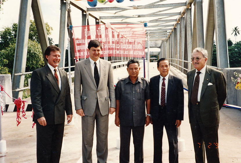 18 June 1994. The official opening of the Tha Ngon Bridge.