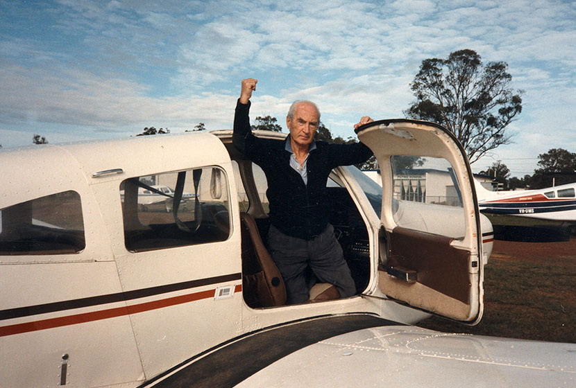 Franco after having obtained his solo flying licence.
