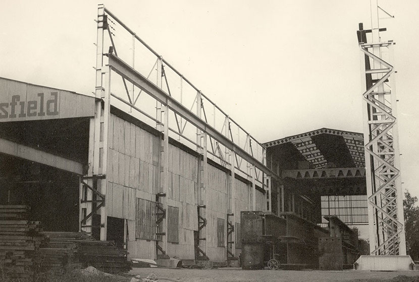 1960s. Seven Hills. Detail of fabrication area.