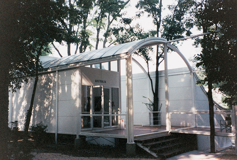 1988. The Philip Cox designed Australian Pavilion built by Transfield, for the Biennale of Venice.