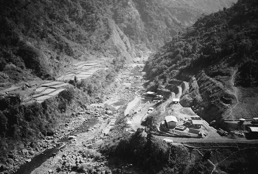 1999. The power station site of the Bakun Hydro-Electric Project, Philippines.
